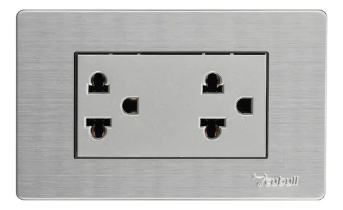 TOMACORRIENTE DOBLE DECORATIVO CUBULL