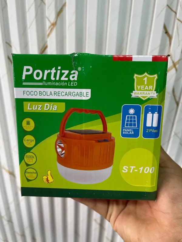 FOCO BOLA RECARGABLE 110W