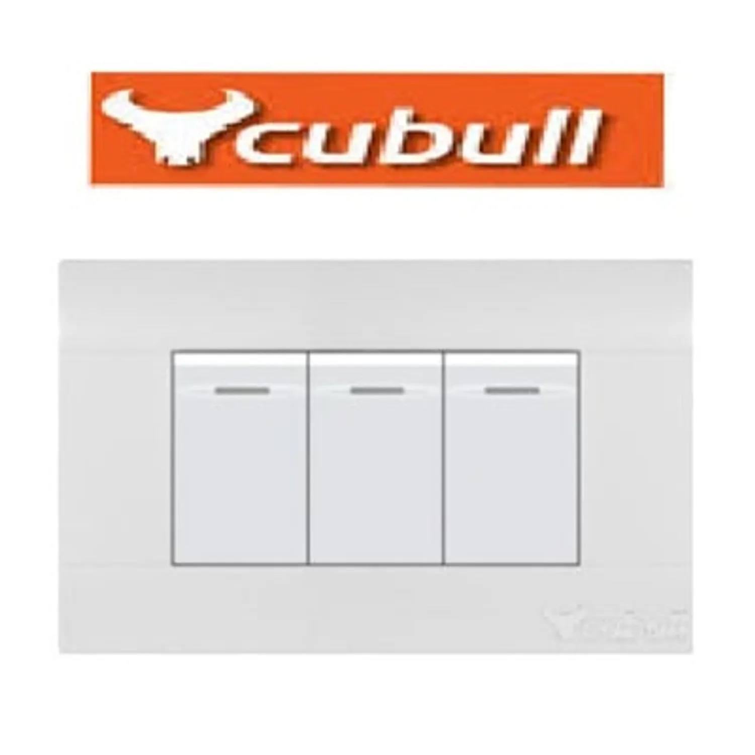 INTERRUPTOR TRIPLE DECORATIVO CUBULL